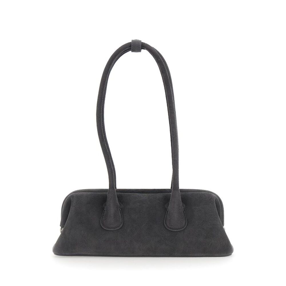 Osoi Women Boatwide Mini Shoulder Bag In Leather And Brown Unisex